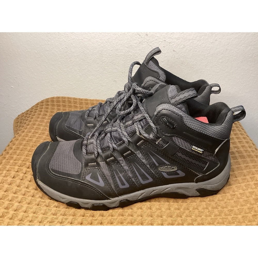 Keen Oakridge Outdoor Hiking Trail Boots Men's Siz 11 Shoes Brown Black See Pics